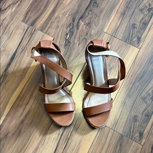a new day Tan Strappy Sandals